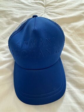 Blue Armani Exchange Cap